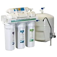 5-Stage Alkaline Reverse Osmosis Drinking Water System - 100 Gallons Per Day : Removes All Contaminants