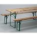 Fun Star 172468 Festzeltgarnitur, 220 x 70 cm 3-teilig, 1 Tisch, 2 B�nke