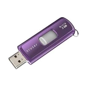 Sandisk 2GB Cruzer Micro U3 PURPLE USB 2.0 Drive (SDCZ6-2048, Static Pack)