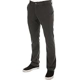 Volcom Mens Pants Friggin Slim Chino Black