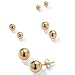 Jewelry : 4-Pair 14k Ball Earring Set