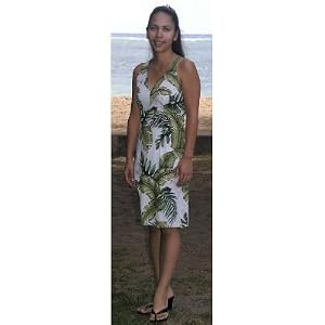 Sexy Halter Dress - Hibiscus Garden Hawaiian Aloha Crisscross Back Fitted Halter Sun Dress - Regular and Plus Size