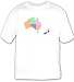 T-shirt with australia, country, map, outline, continent, island