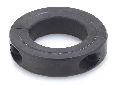 Two Piece Shaft Collar Black Oxide Finish Steel 1 3/8 x 2 3/8 OD (Pack of 1)