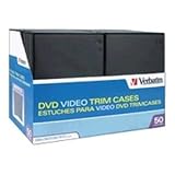 Verbatim 95094 DVD Video Trimcases (50pk, Black)