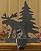 Yellow Tabby Cat Ruffles Christmas Pet Holiday Stocking Holder