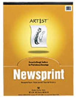 Childrens Toyshop  Toys : ART1ST NEWSPRINT PAD 18X24 50 SHT