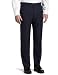 Haggar Men's Cool 18 Solid Gabardine Plain Front Pant