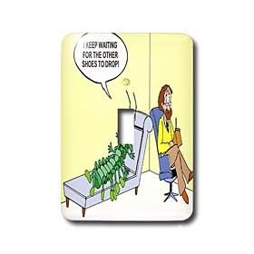 Londons Times Funny Medicine Cartoons - Centipede Psychiatry - Light Switch Covers - single toggle switch