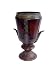 16.5" ht Wrought Iron Jar Bottle Decor Vase Display Planter Urn