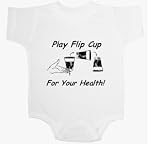 Flip Cup is Fun (2) Baby Ultrasoft Onesie