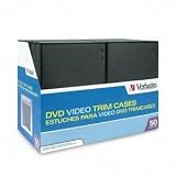 Verbatim 95094 DVD Video Trimcases - 50 Pack (Black)