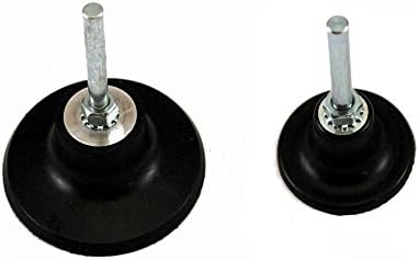 Car Builder Supply QC Type R Disc Pad Holder 2pc Set 2 & 3 inch Holders 1/4 inch Shank