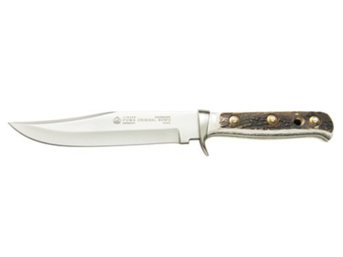 Puma 116396 Bowie Plain Knife, Stag Handle Puma 116396 Bowie Plain Knife, Stag Handle