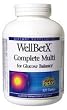 WellBetX Complete Multi for Glucose Balance by Natural Factors - 120 Tablets