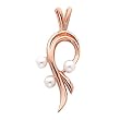 18K Rose Gold Akoya Cultured Pearl Pendant