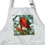 Spinecheek Anemonefish hides in Bulb-Tenacle Sea Anemone.Solomon Islands - Medium Length Apron With Pouch Pockets 22w X 24l