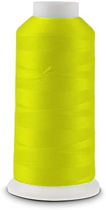 Yollow Glow 1000 Yards Luminous Glow In The Dark Machine Embroidery / Sewing DIY Thread no.12