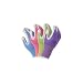 Atlas 370 Garden Club Gloves. Assorted Colors - 4 Pack. Size Medium