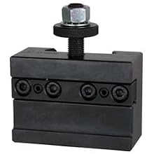 Dorian Tool QITPN-7-71C Extra Heavy Chromium Molybdenum Alloy Steel Quick Change Reversible Duty Cut-Off Blade Toolholder for QITP25N Quadra Indexing Quick Change Tool Post, 1-1/4" Width, 1-1/4" Height