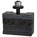 Dorian Tool QITPN-7-71C Extra Heavy Chromium Molybdenum Alloy Steel Quick Change Reversible Duty Cut-Off Blade Toolholder for QITP25N Quadra Indexing Quick Change Tool Post, 1-1/4" Width, 1-1/4" Height
