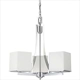 Bento Three Light Mini Chandelier in Polished Chrome