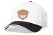 Embroidered White Cap - powder compact