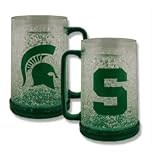 Michigan State Spartans Freezer Mugs - 16 oz. Liquid Crystal