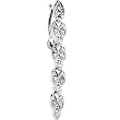 Top Mount Crystalline Gem Distinction Drop Belly Ring