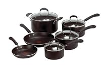 T-Fal Professional Total Nonstick 10-Piece Cookware Set, Black
