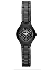 DKNY Mens & Womens Stainless Steel Case Black Steel Bracelet Watch NY8693