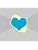 Sky Blue Rose on Light Gray