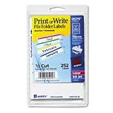 File Folder Labels - Assorted (3 Packs)