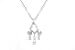 Sterling Silver Cubic Zirconia Legacy Collection Chandelier Pendant by Crislu, 18