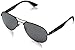 Ray-Ban METAL MAN SUNGLASS - MATTE BLACK Frame GRAY SILVER MIRROR Lenses 59mm Non-Polarized