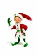 9" Holly Berry Elf - Green By Annalee
