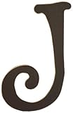 New Arrivals The Letter J, Chocolate Brown
