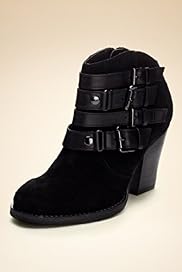 Limited Collection Suede 4 Buckle Biker Boots