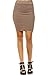 Bandage Bodycon Mini Knit Basic Stretch Short Pencil Skirt(19