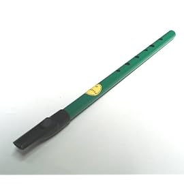 Feadog 'D' Irish Tin Penny Whistle in Green