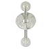14 Gauge 5/8 White Striped Donut Surgical Steel Barbell