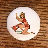 A MOORE ESQUIRE GIRLS PINUP GIRL #111 KNOBS