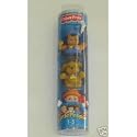 Fisher Price LITTLE PEOPLE In Tube CAR GARAGE DOG, MAGGIE BOY