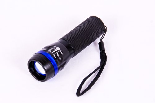 250 Lumen Pocket Bonfire, Compact 3-mode UltraBright Cree LED Flashlight, AAA Batteries