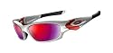 OAKLEY STRAIGHT JACKET White Chrome l Positive Red Iridium