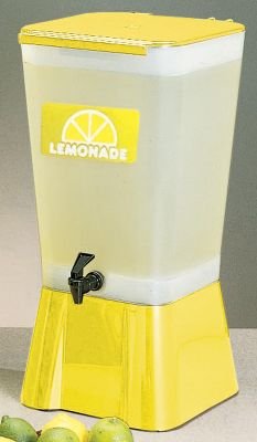 Lemonade Dispenser 5 Gallon Yellow Base