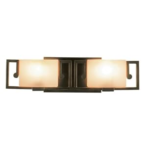 Eurofase 15826-015 Ardon 2-Light Bath Bar, Oil Rubbed Bronze Amber by 