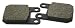Produkt-Bild: Bremskl&ouml;tze Bremsbel&auml;ge f. AJP Bremss&auml;ttel Peugeot Speedfight, Buxy usw.
