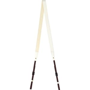 【クリックでお店のこの商品のページへ】HAKUBA ピクスギア 本革ネックストラップ20 ホワイト KST-41LN20WT