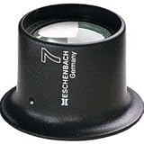 Loupe Magnifier: magnification: 7x, lens size: 25m, lens type: plano-convex